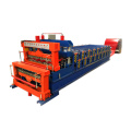 Customized Color Double Layer Tile Metal Wall And Roof Sheet Roll Forming Making Machine Production Line